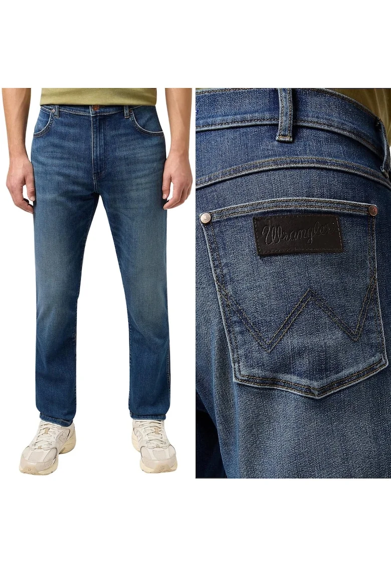 Blugi bărbați  Larston Slim, albastru închis, Albastru