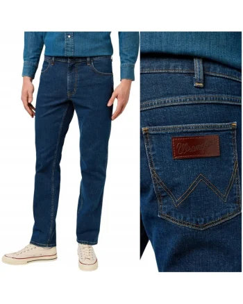 Blugi drepti  Greensboro 803, albastru inchis, W31 L32, 99% bumbac, elasticitate medie