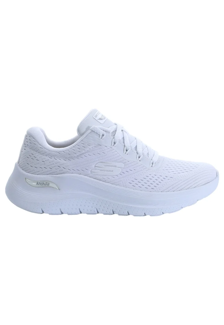 Pantofi sport dama 150051-WHT,  Textil, Alb