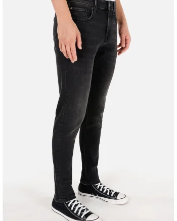 Blugi skinny cu 5 buzunare, Negru stins