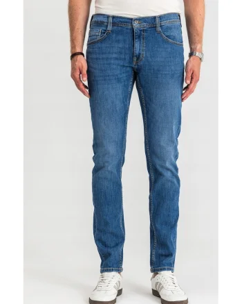 Blugi  Oregon Tapered Denim Blue, Albastru
