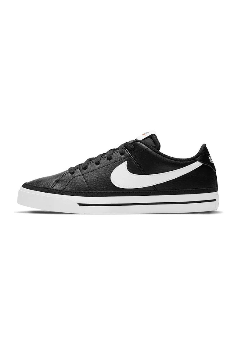 Pantofi sport low-top din piele Court Legacy, Negru/Alb, Alb/Negru