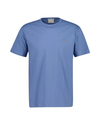 Tricou regular fit din bumbac Shield, Albastru lavanda