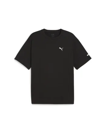 Tricou de bumbac cu decolteu la baza gatului Rad/Cal