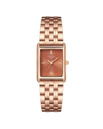 Ceas dreptunghiular, Auriu rose