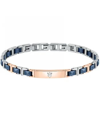 Bratara  JM420ATI05, Albastru, Argintiu, Rose gold