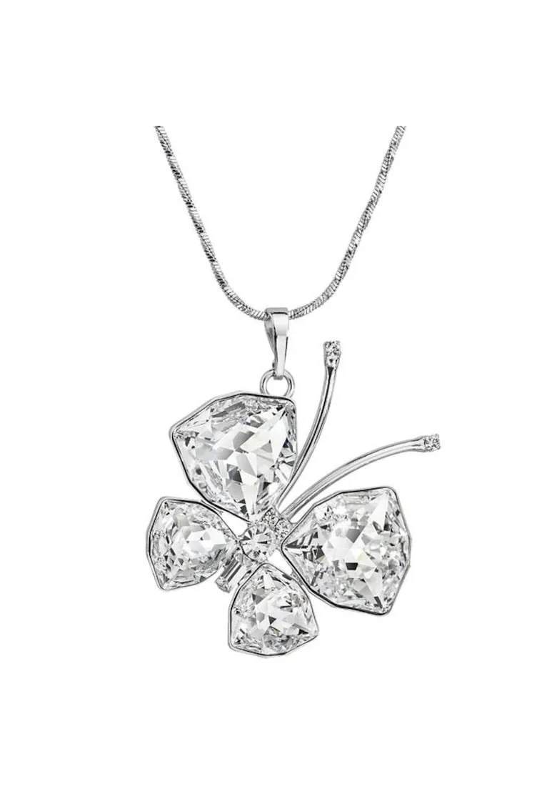 Colier cu cristale Swarovski  Crystal 7430-5616-02, Argintiu