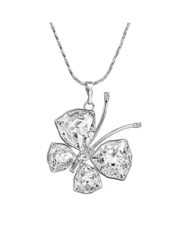 Colier cu cristale Swarovski  Crystal 7430-5616-02, Argintiu