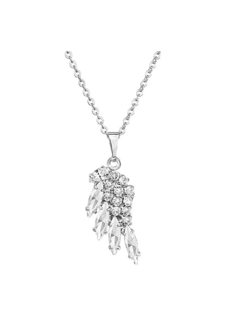 Colier cu cristale Swarovski  Crystal 7430-6046-02, Argintiu