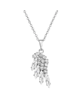Colier cu cristale Swarovski  Crystal 7430-6046-02, Argintiu