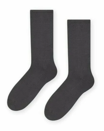 Sosete fine bumbac mercerizat 100% pentru costum  S016, Gri grafit
