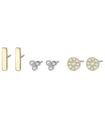 Cercei  All Stacked Up stud set JF04319SET, Auriu
