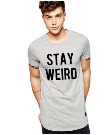 Tricou gri barbati - Stay Wired