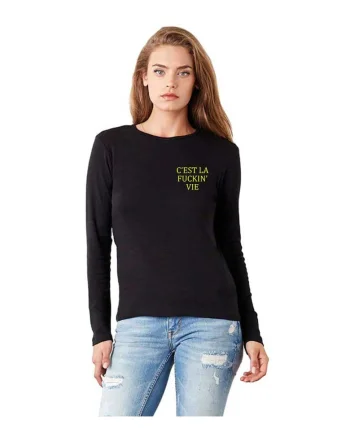 888113451-Bluza dama neagra - C'est la vie