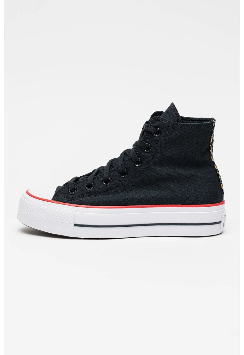 Pantofi sport cu talpa flatform Chuck Taylor All Star, Negru