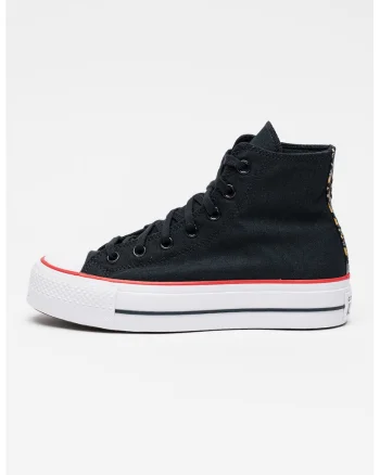 Pantofi sport cu talpa flatform Chuck Taylor All Star, Negru