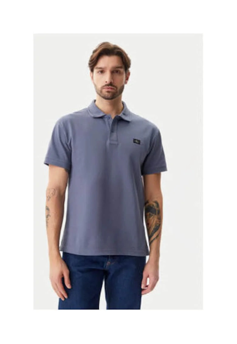 Tricou barbati,  albastru, 100% bumbac - 65875, Albastru