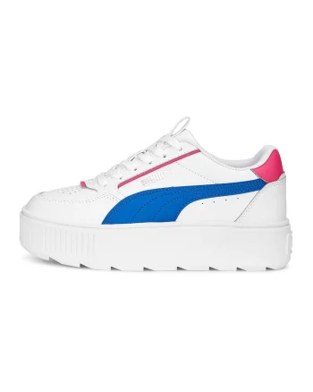 Pantofi sport flatform Karmen Rebelle, Alb/Albastru