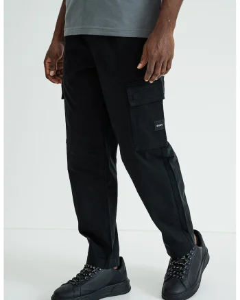 Pantaloni cargo Sisla, Negru