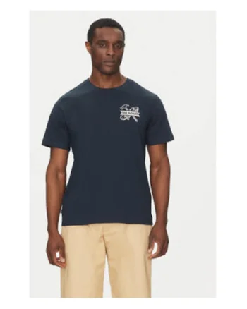 Tricou barbati,  bleumarin, 100% bumbac - 63299, Bleumarin
