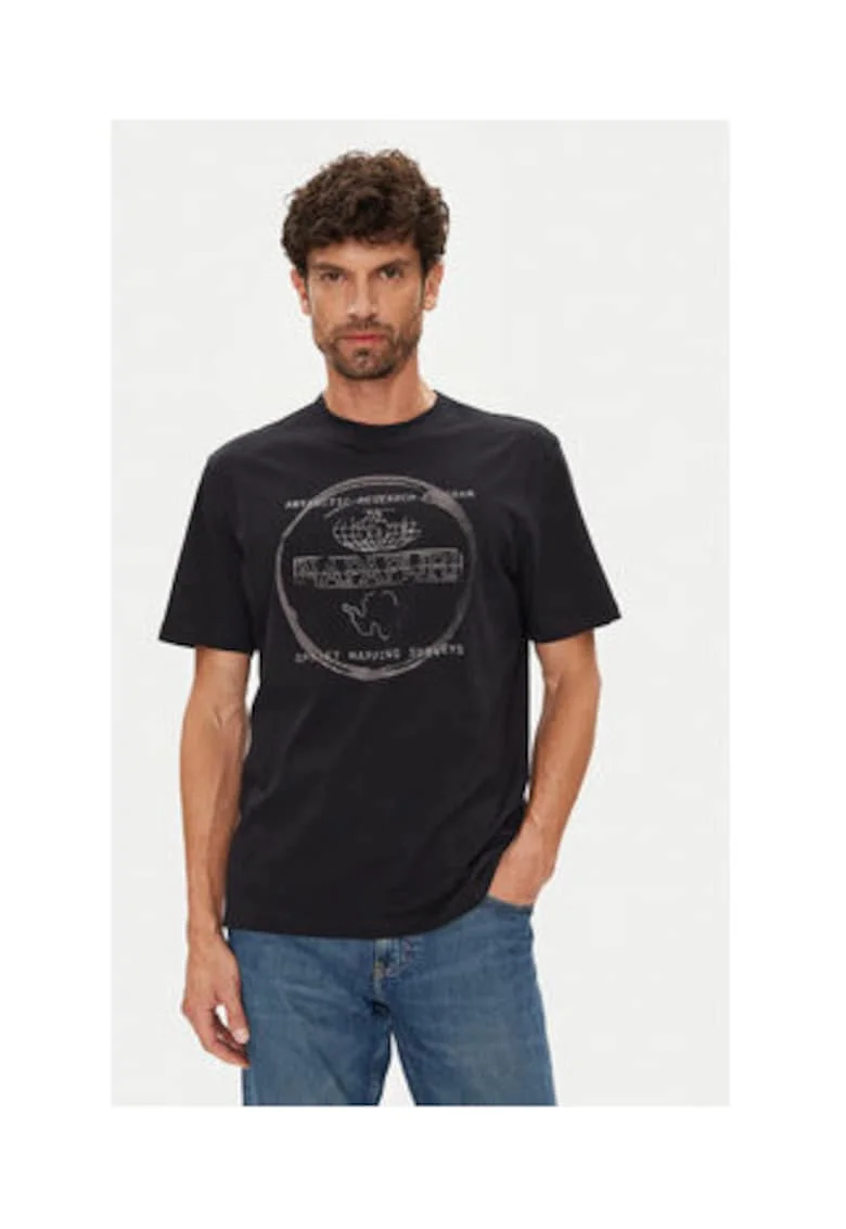 Tricou Barbati,  Negru, 100% bumbac - 65875, Negru
