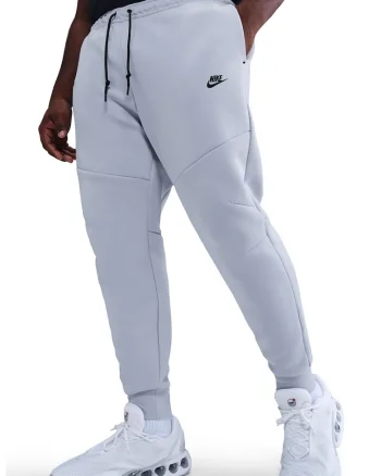 Pantaloni de trening din amestec de bumbac cu talie ajustabilia, Alb murdar