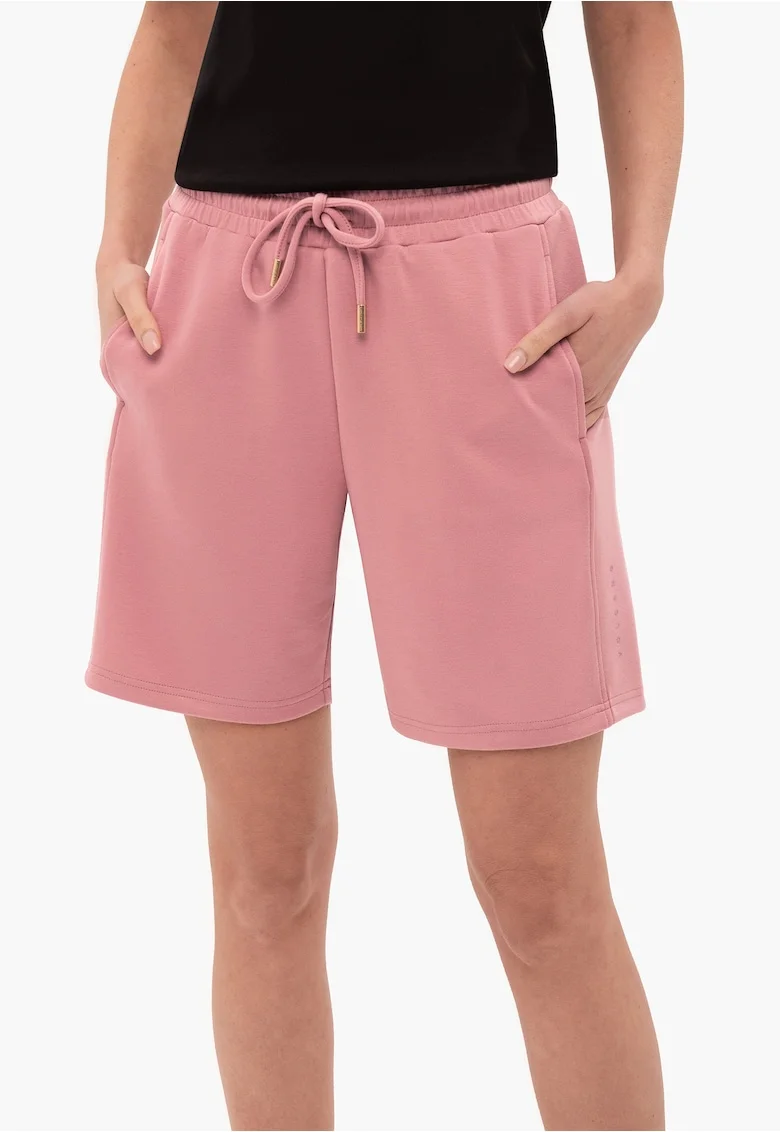 Pantaloni scurti sport pentru femei  M-Lotiz, roz