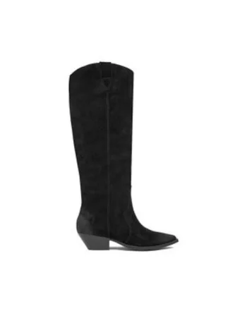 Cizme dama EO-V365-206,  Piele naturala, Negru