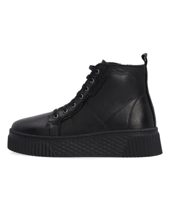 Ghete flatform din piele