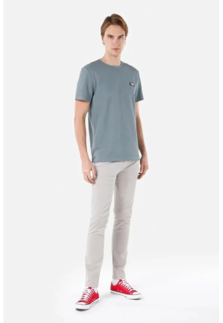 Pantaloni De Barbati Alb Straight Fit Cl1049744, White