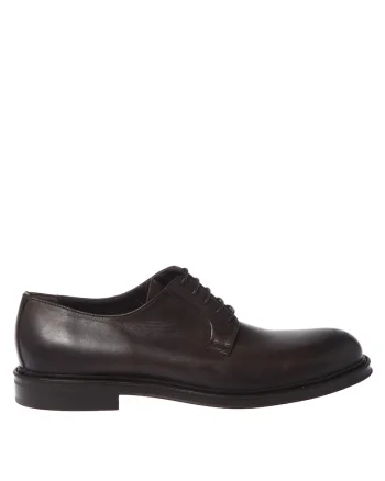 Pantofi oxford din piele, Maro