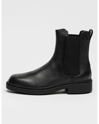 Ghete Chelsea din piele, Negru