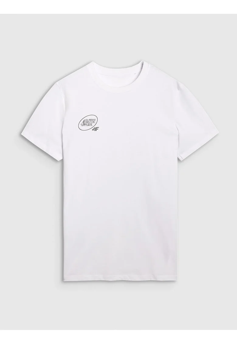 Tricou Barbati  Alb, Bumbac, Sportstyle, Round Athletic Apparel, Alb