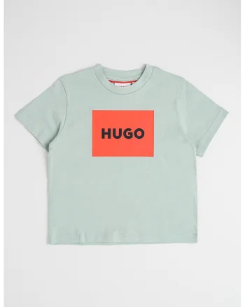 Tricou de bumbac cu imprimeu logo, Albastru pastel