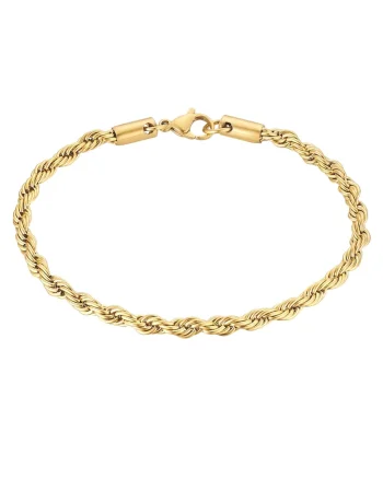 Bratara placata cu aur de 14K, Auriu
