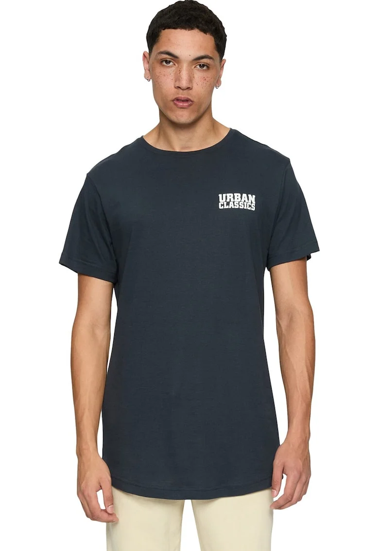 Tricou regular fit din bumbac cu logo, Albastru ultramarin