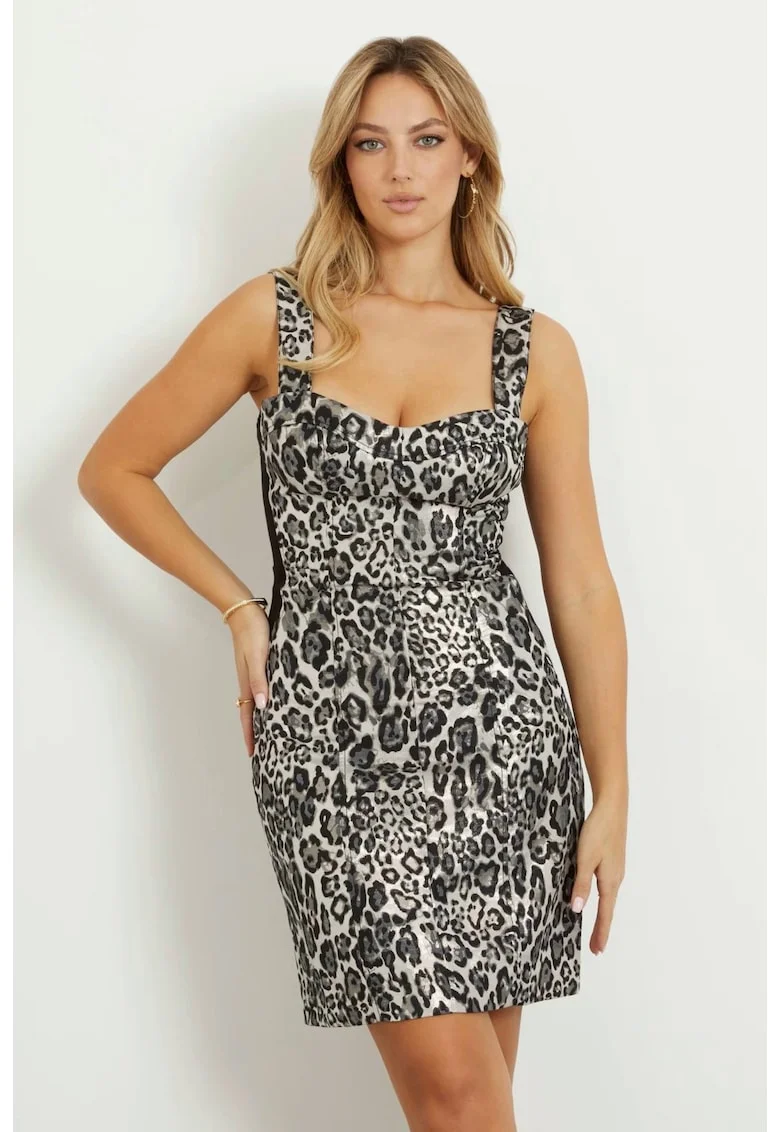 Rochie cu animal print Fiamma, Animal print