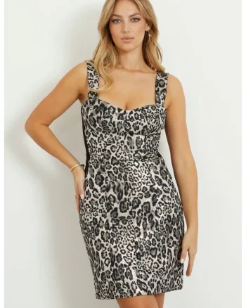 Rochie cu animal print Fiamma, Animal print