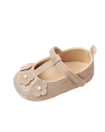 Pantofi  Model Sweety, Fete, Auriu