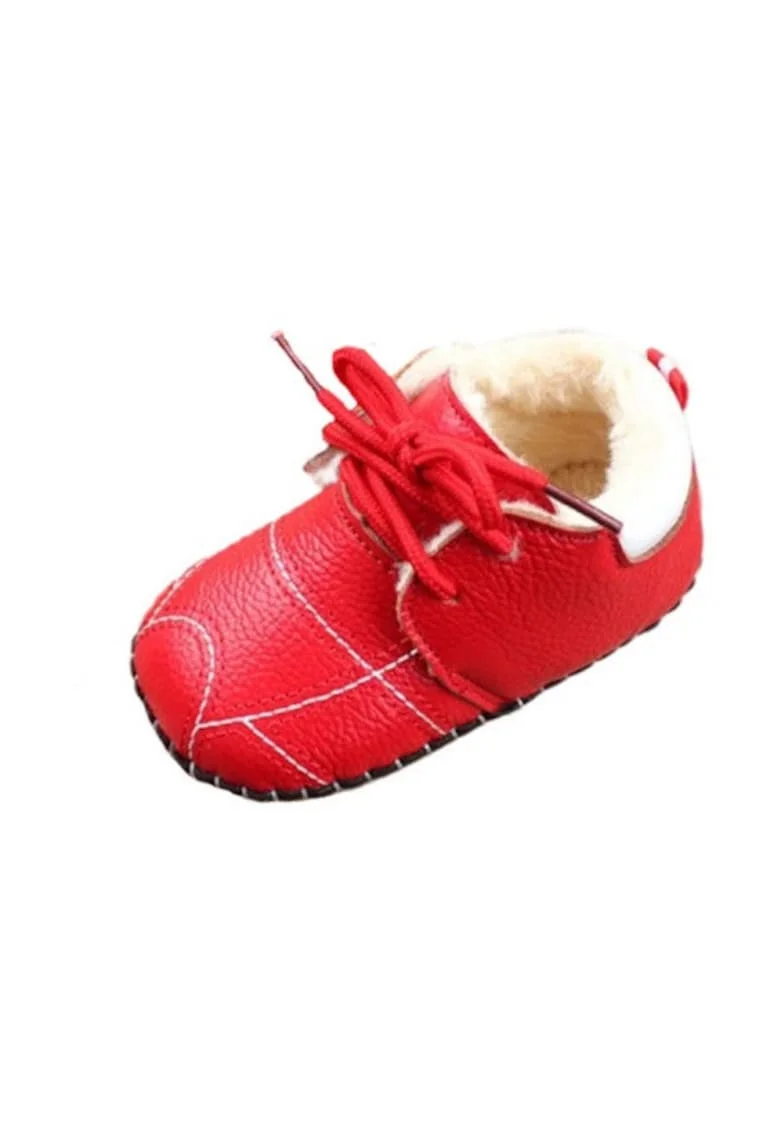 Pantofi  Imblaniti, Model Bella, Piele ecologica, Fete, Siret, Rosu