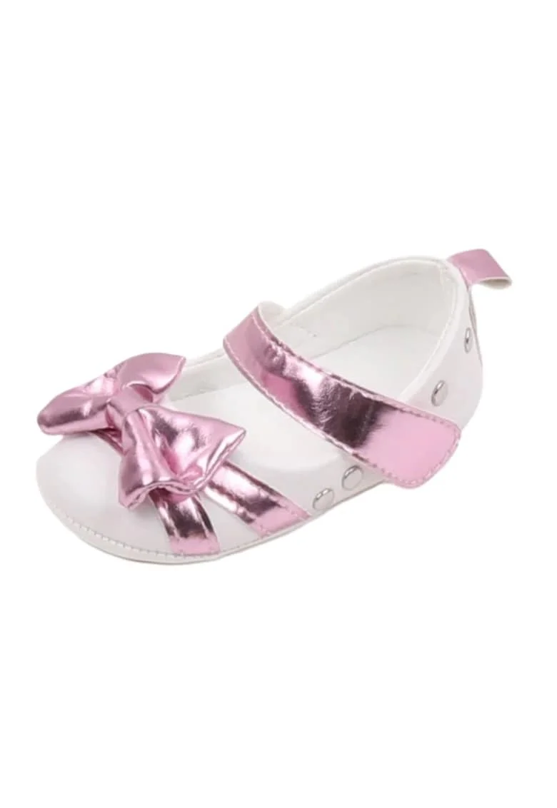 Pantofi  Elegant, Piele lacuita, Fete, Alb, Lila, Alb/Lila