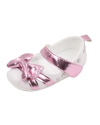 Pantofi  Elegant, Piele lacuita, Fete, Alb, Lila, Alb/Lila