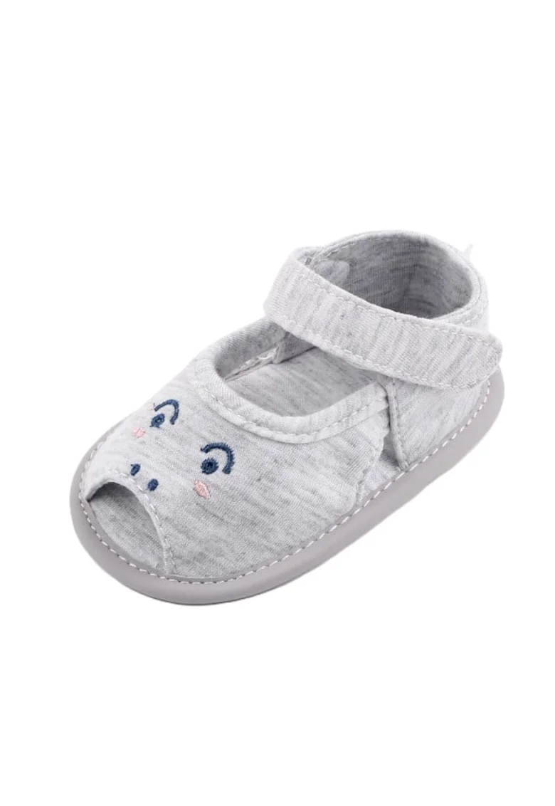 Sandale  Model Animalut, Casual, Textil, Baieti, Gri