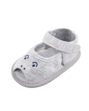 Sandale  Model Animalut, Casual, Textil, Baieti, Gri