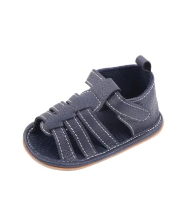 Sandale  Cu Barete, Inchise La Spate, Piele ecologica, Casual, Baieti, Bleumarin