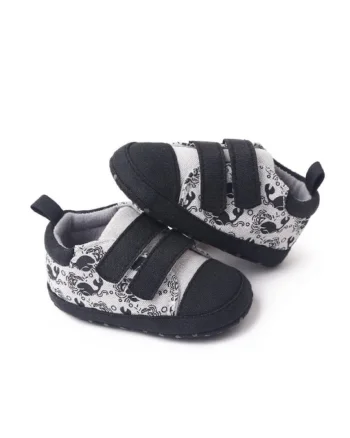 Pantofi sport  Model AL 19471 Whale, Textil, Baieti, Gri cu negru, Multicolor