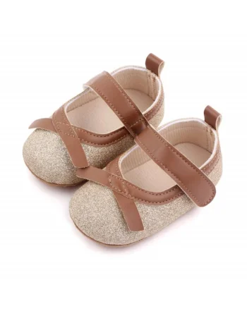 Pantofi  Model AL 15329 cu fundita, Piele ecologica, Auriu, Auriu