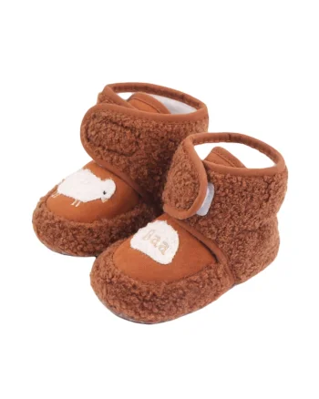 Cizmulite  Cu Blanita - Baa, Velcro, Peste glezna, Maro
