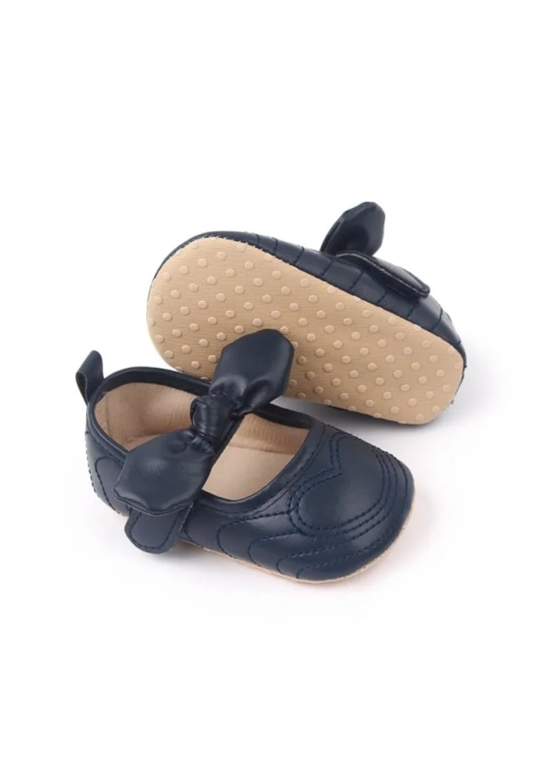 Pantofi  Model AL 14452 Heart, Piele ecologica, Fete,Bleumarin