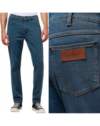 Blugi bărbați  Larston Slim albastru închis, Albastru